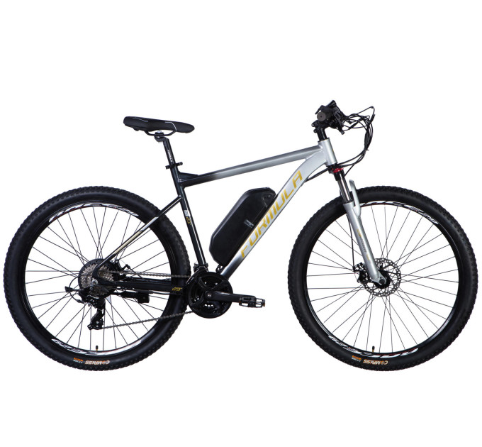 Велосипед с электроприводом 29" AL Formula eF-1 DD CS рама-21" 48B 12.5А*ч 500Вт серебристо-черный 2026