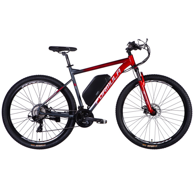 Велосипед с электроприводом 29" AL Formula eF-1 DD CS рама-21" 48B 17.5А*ч 500Вт красно-серебристый 2026