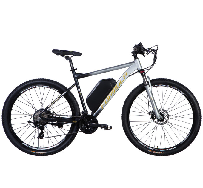 Велосипед с электроприводом 29" AL Formula eF-1 DD CS рама-21" 48B 17.5А*ч 500Вт серебристо-черный 2026