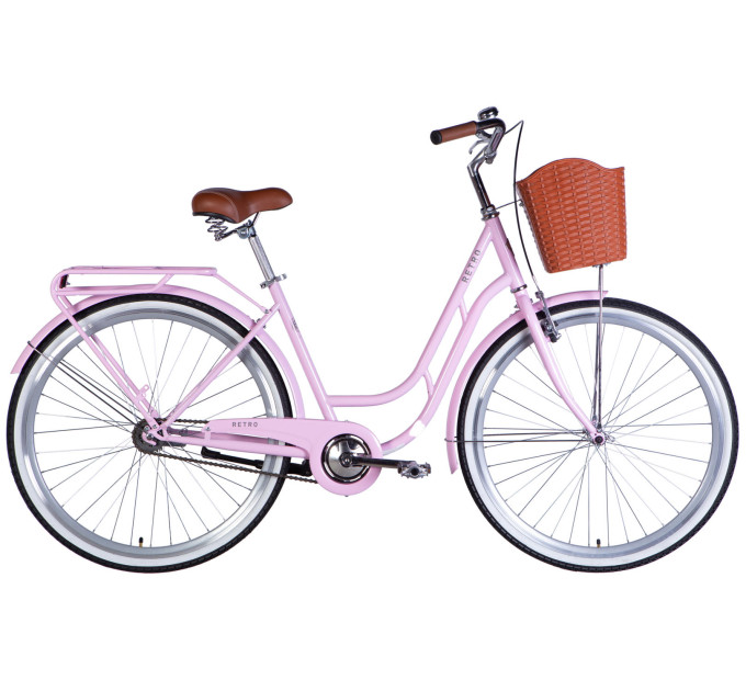Велосипед ST 28" Dorozhnik RETRO Velosteel рама-19" світло-рожевий 2025