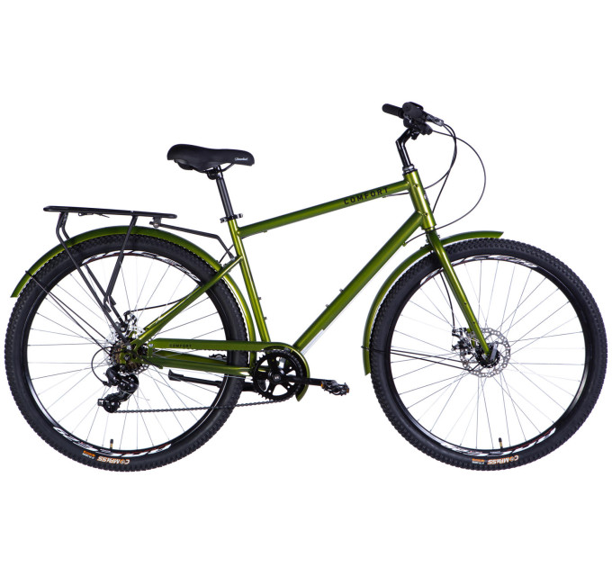 Велосипед ST 28" Dorozhnik COMFORT MALE DD FR рама-20" болотно-зелений 2025