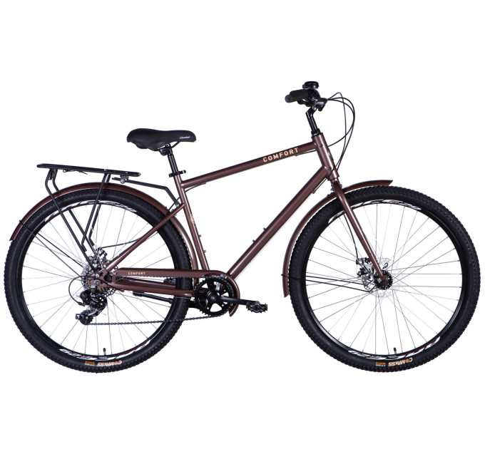Велосипед ST 28" Dorozhnik COMFORT MALE DD FR рама-20" коричневий 2025