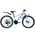 Велосипед AL 24" Discovery QUBE DD CS рама-11,5" светло-бирюзовый 2025