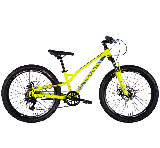 Велосипед ST 24" Discovery FLINT DD FR рама-12" жовто-синій 2025