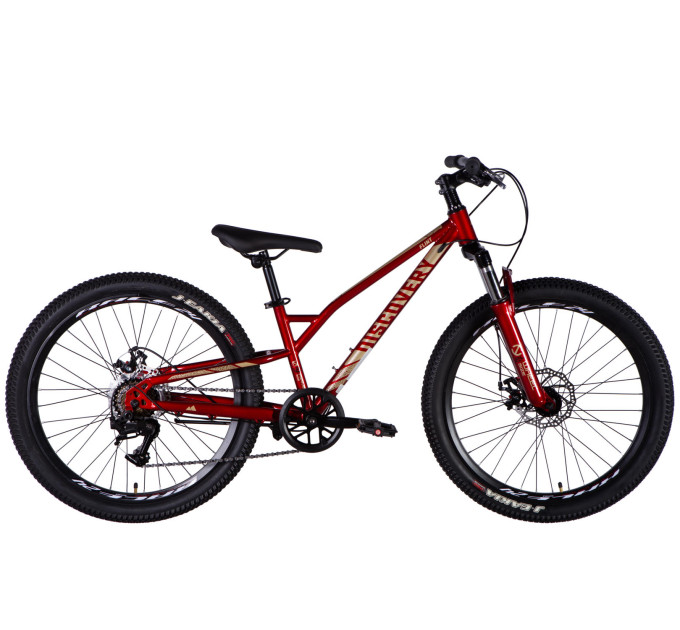 Велосипед ST 24" Discovery FLINT DD FR рама-12" червоний 2025