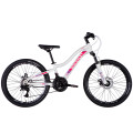Велосипед ST 24" Discovery KELLY DD FR рама-11" бело-розовый 2025