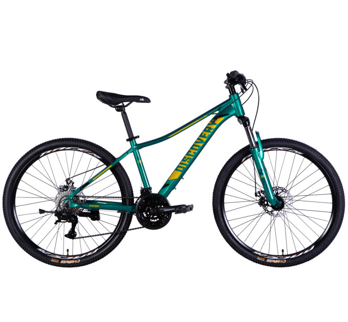 Велосипед AL 26" Discovery MYSTIQUE DD CS рама-15" зелений 2025