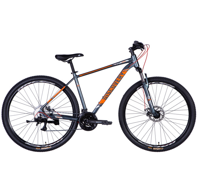 Велосипед AL 29" Discovery BASTION DD CS рама-19" сіро-помаранчевий 2025