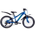 Велосипед AL 20" Formula BLACKWOOD Vbr FR рама-11" синий с зеленым 2026