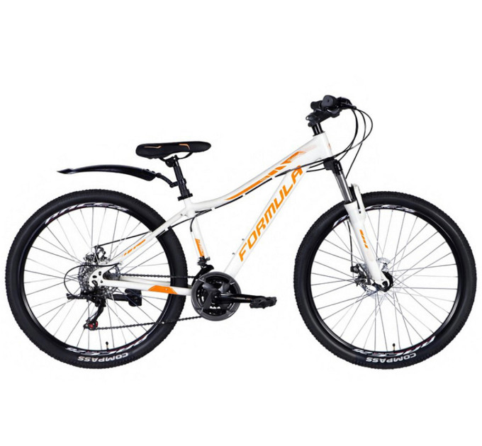 Велосипед ST 26" Formula ELECTRA DD FR рама-14" бело-оранжевый 2025