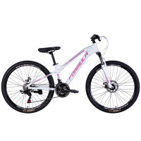 Велосипед AL 26" Formula BLACKWOOD DD FR рама-13" бело-розовый 2026