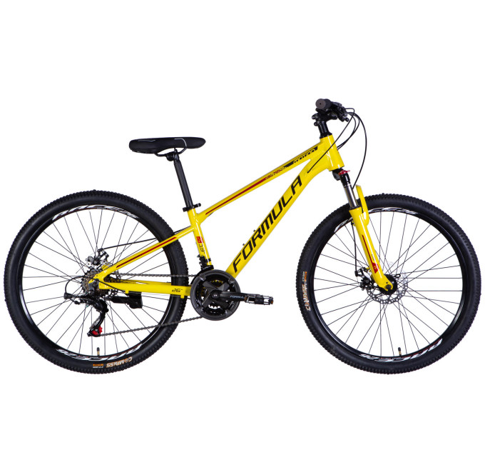 Велосипед AL 26" Formula MOTION DD FR рама-13" жовтий з чорним 2026
