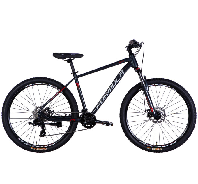 Велосипед AL 27.5" Formula THOR DD CS рама-18" черный с серебристым 2026
