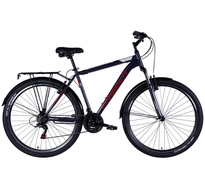 Велосипед ST 28" Formula MAGNUM DD FR рама-20,5" темно-сріблястий з червоним 2025