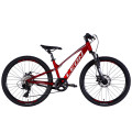 Велосипед AL 24" Leon JUNIOR DD CS рама-12" червоний 2025
