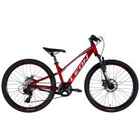 Велосипед AL 24" Leon JUNIOR DD CS рама-12" красный 2025
