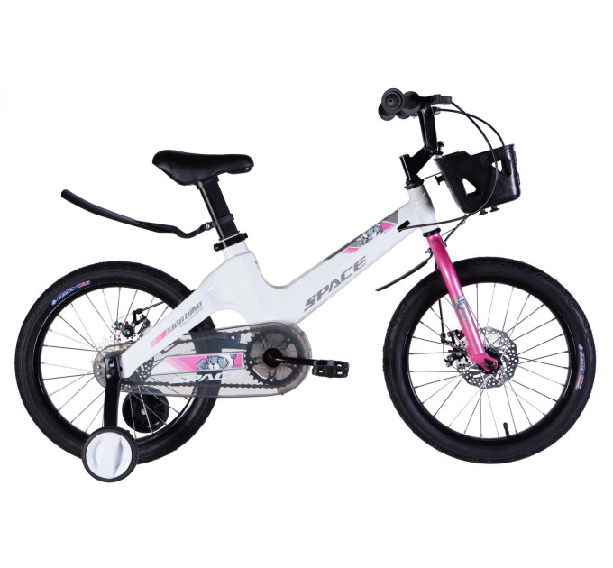 Велосипед MG 18" SPACE KID MOON DD рама-10" белый 2025