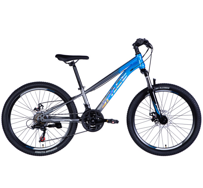 Велосипед ST 24" SPACE MARS DD FR рама-11" сине-серый 2026
