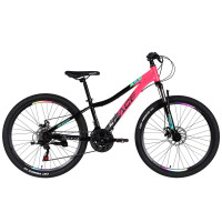 Велосипед ST 26" SPACE AURORA DD FR рама-13" рожево-чорний 2026
