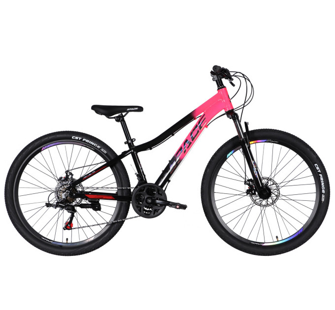 Велосипед AL 26" SPACE LYRA DD FR рама-13" розово-черный 2026