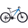 Велосипед ST 27.5" SPACE MARS DD FR рама-17" синьо-сірий 2026