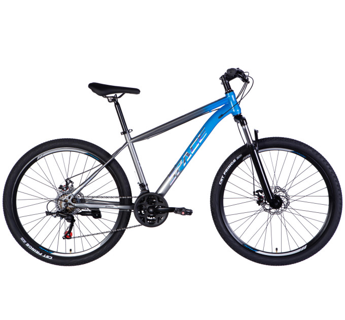 Велосипед ST 27.5" SPACE MARS DD FR рама-17" синьо-сірий 2026