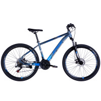 Велосипед AL 27.5" SPACE MERCURY DD FR рама-17" сіро-синій 2026