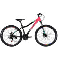 Велосипед ST 27.5" SPACE AURORA DD FR рама-15" рожево-чорний 2026