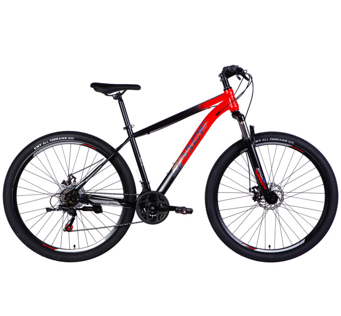 Велосипед ST 29" SPACE MARS DD FR рама-18" красно-черный 2026