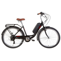 Електровелосипед 26" RUBY 350Вт 36В редуктор. 8.8Ач з кріп. на раму, дисплей, САП 2020 (чорний) Електровелосипед 26" RUBY 350Вт 36В редуктор. 8.8Ач з кріп. на раму, дисплей, САП 2020 (чорний)