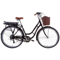 Електровелосипед 28" Dorozhnik CORAL 350Вт 36В редуктор. дисплей, САП, 12.5Ач з крепл. до багажн., 2021 (бордовий) Електровелосипед 28" Dorozhnik CORAL 350Вт 36В редуктор. дисплей, САП, 12.5Ач з крепл. до багажн., 2021 (бордовий)