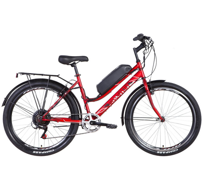 Електровелосипед 26" Discovery PRESTIGE WOMAN 350Вт 36В редуктор. задн.привід, 8.8Ач з крепл.