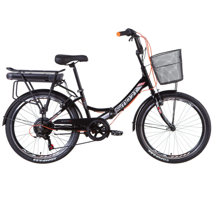 Електровелосипед 24" Formula SMART 350Вт 36В редуктор. дисплей, САП, 12.5Ач з крепл.