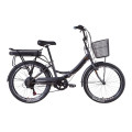 Электровелосипед 24" Formula SMART рама-15" 500Вт 48В редуктор. дисплей, САП, 12.5Ач с крепл. к багажн., серо-черный 2021