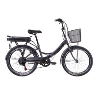 Електровелосипед 24" Formula SMART рама-15" 500Вт 48В редуктор. дисплей, САП, 12.5Ач з кріп. до багажн., сіро-чорний 2021 Електровелосипед 24" Formula SMART рама-15" 500Вт 48В редуктор. дисплей, САП, 12.5Ач з кріп. до багажн., сіро-чорний 2021