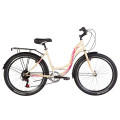 Велосипед 26" Discovery KIWI 2021 (бежевий з бузковим)