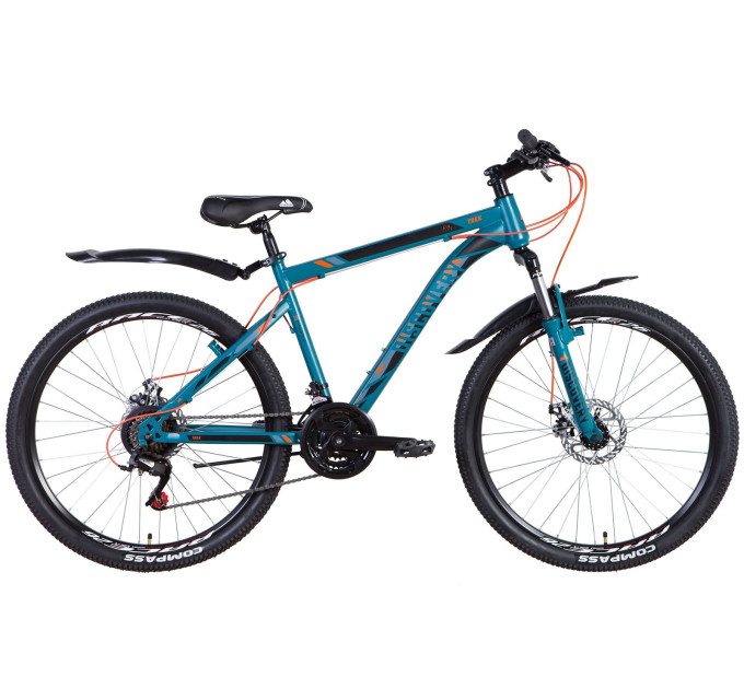 Велосипед 26" Discovery TREK DD 2021 (малахітовий)