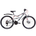 Велосипед ST 26" Discovery CANYON AM2 DD з крилом Pl 2022 (сіро-чорний)