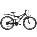 Велосипед ST 26" Discovery CANYON AM2 Vbr із крилом Pl 2022 (чорно-червоний із блакитним)