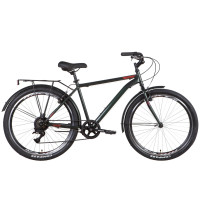 Велосипед ST 26" Discovery PRESTIGE MAN Vbr с багажником зад St, с крылом St 2022 (темно-зеленый)