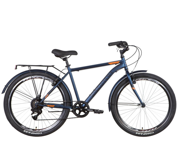 Велосипед ST 26" Discovery PRESTIGE MAN Vbr з багажником зад St, з крилом St 2022 (чорний)