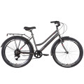 Велосипед ST 26" Discovery PRESTIGE WOMAN Vbr з багажником зад St, з крилом St 2022 (темно-сріблястий)