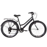 Велосипед ST 26" Discovery PRESTIGE WOMAN Vbr с багажником зад St, с крылом St 2022 (красный)