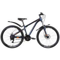 Велосипед ST 26" Discovery TREK AM DD с крылом Pl 2022 (сине-черный)