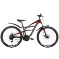 Велосипед ST 26" Discovery TRON AM2 DD з крилом Pl 2022 (сіро-блакитний)