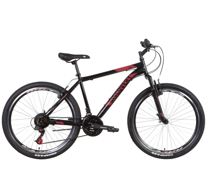 Велосипед ST 26" Discovery RIDER AM Vbr 2022 (черно-красный)