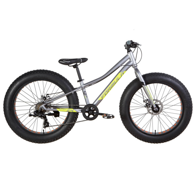 Велосипед 24" Formula PALADIN 2021 (серо-зелёный с черным)