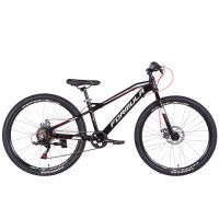 Велосипед AL 26" Formula BLACKWOOD DD 2022 (чорно-білий з червоним)