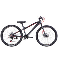 Велосипед AL 26" Formula BLACKWOOD DD 2022 (сіро-чорний з червоним)