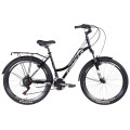 Велосипед ST 26" Formula OMEGA AM Vbr з багажником зад St, з крилом St 2022 (чорно-білий)